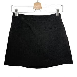 DISSH Black Minimalist Chic Work Classic Mini Skirt US 4